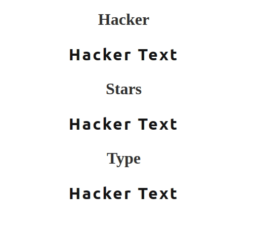 vue-hacker-text