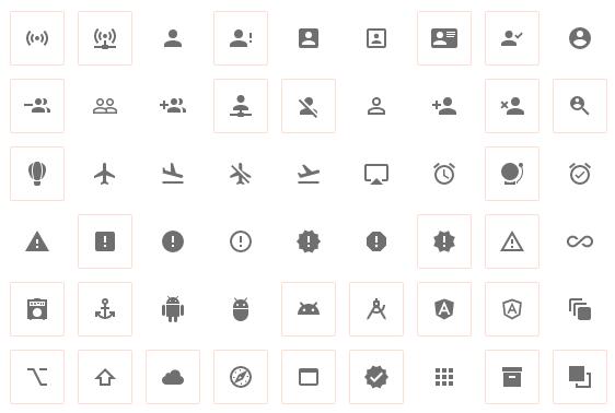 A collection of SVG Material Design icons as single file components