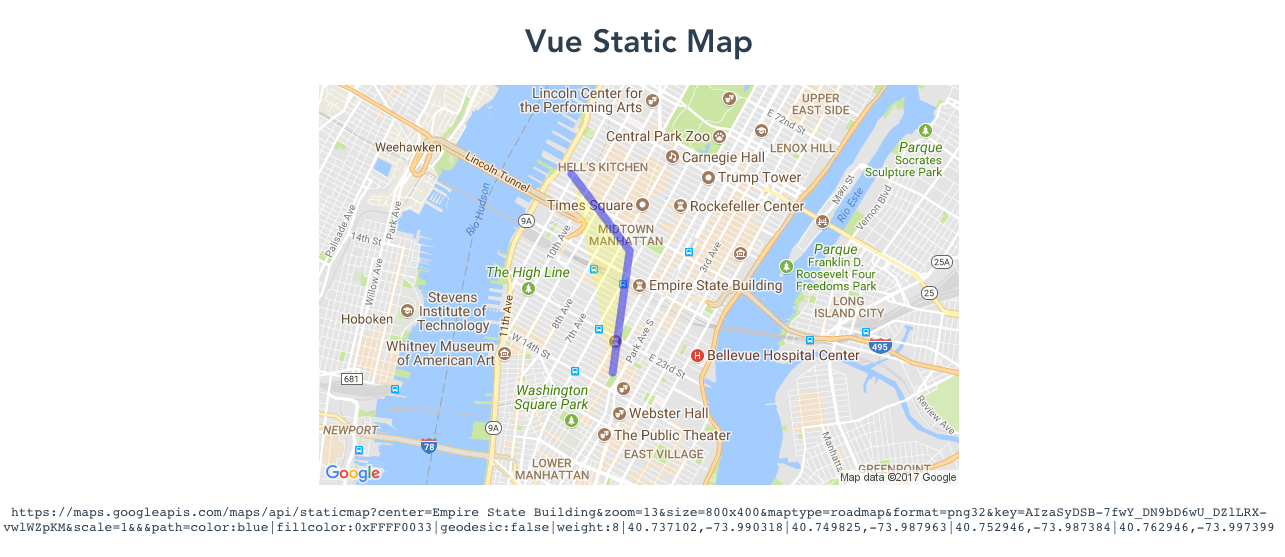 generate vue key to static generate map simple google component A