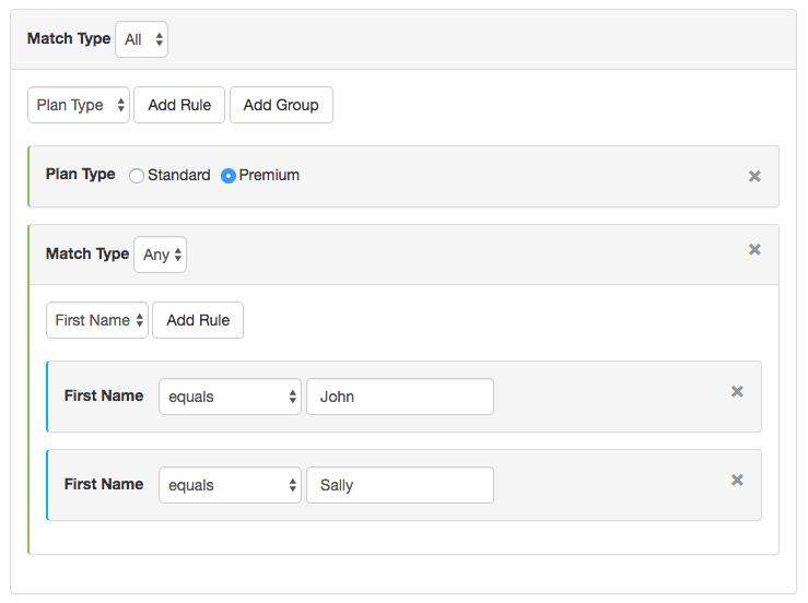 A Ui Component For Building Complex Queries With Nested Conditionals