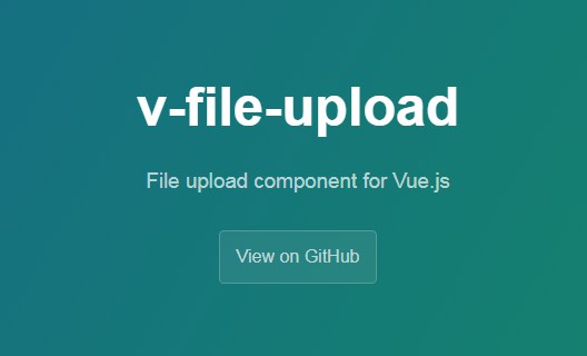 File upload component for Vue.js