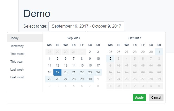 Fahrenheit Instinct Artilerie Vue Js Date Range Picker Landingaddress