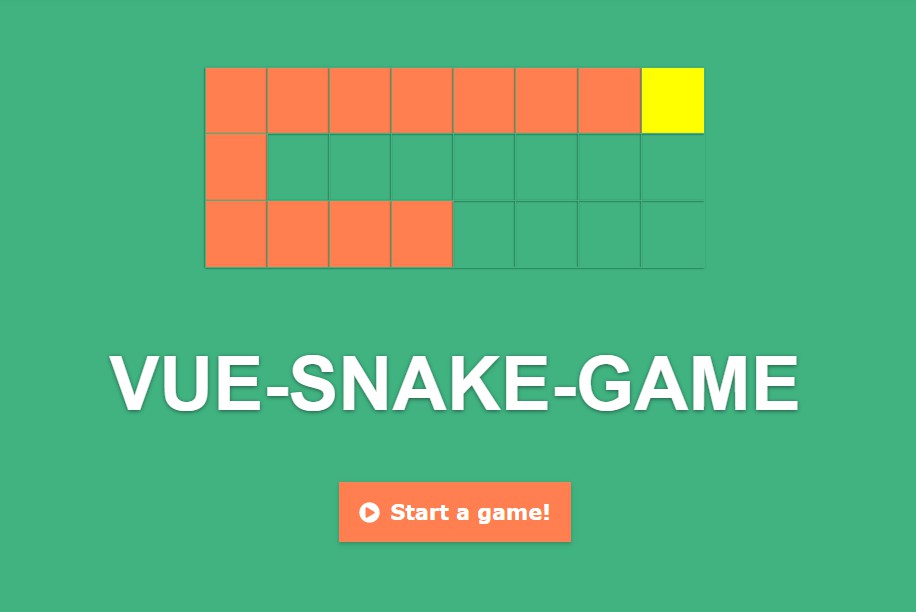 Snake game on Vue.js without canvas