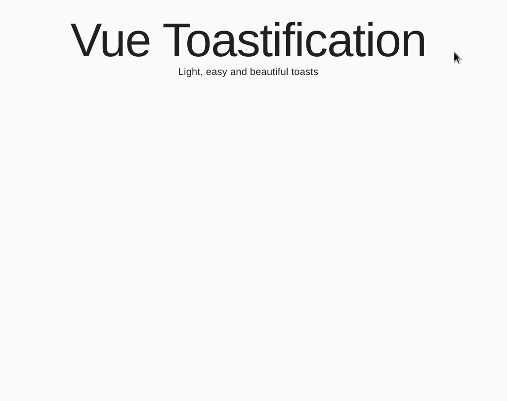 Vue-Toastification