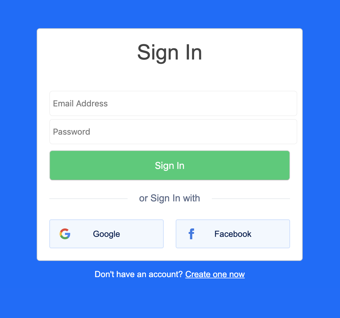 Handling SignUp Or SignIn With Google And Facebook Using VueJS