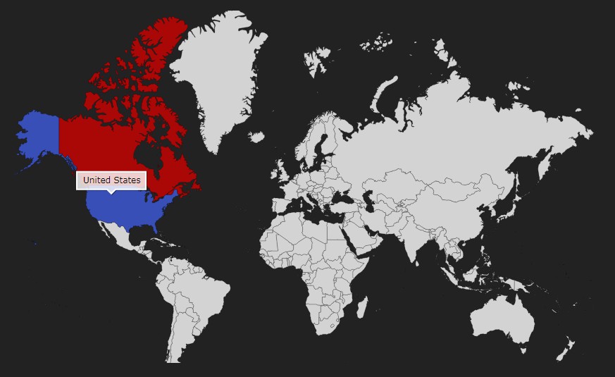 Vue Js World Map A Vue Js Component For Displaying Dynamic Data On A World Map