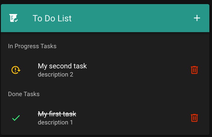 A simple Todo List only for practicing and teaching