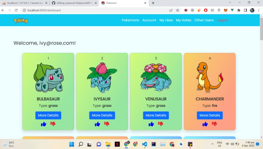 Pokemon API Project