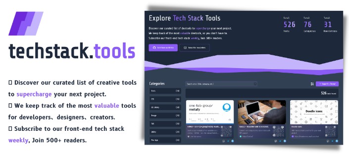 Discover our curated list of creative tools to supercharge your next project