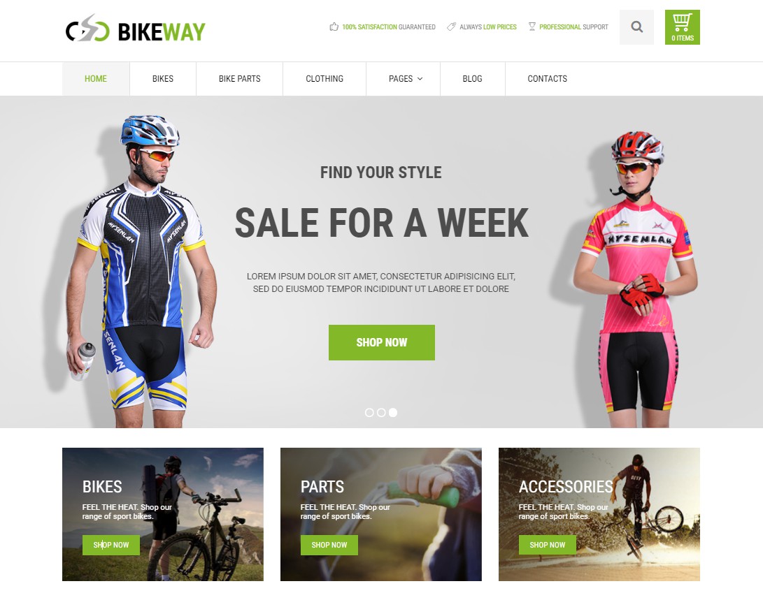 20 Best Woocommerce WordPress Themes For Selling Bike Online