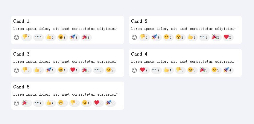 Emoji Reaction - An emoji reaction component based on Leancloud and Vue3