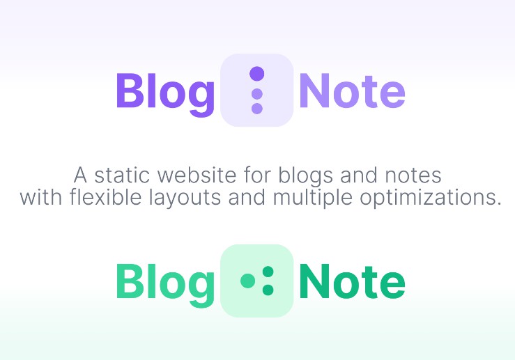 A static website for blogs and notes with flexible layouts and multiple ...