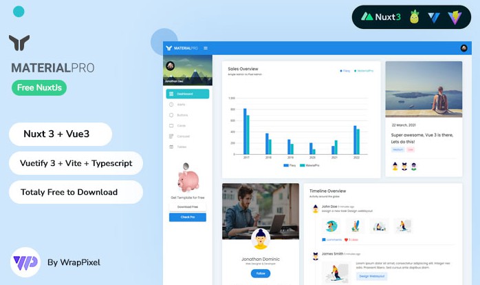 Nếu đang tìm kiếm một bộ template admin dashboard hiện đại và tiện lợi, thì Vuetify3 là lựa chọn hoàn hảo cho bạn. Với giao diện đơn giản và dễ sử dụng, Vuetify3 sẽ giúp bạn quản lý trang web của mình một cách hiệu quả và chuyên nghiệp. Khám phá hình ảnh liên quan đến Vuetify3 để biết thêm chi tiết.