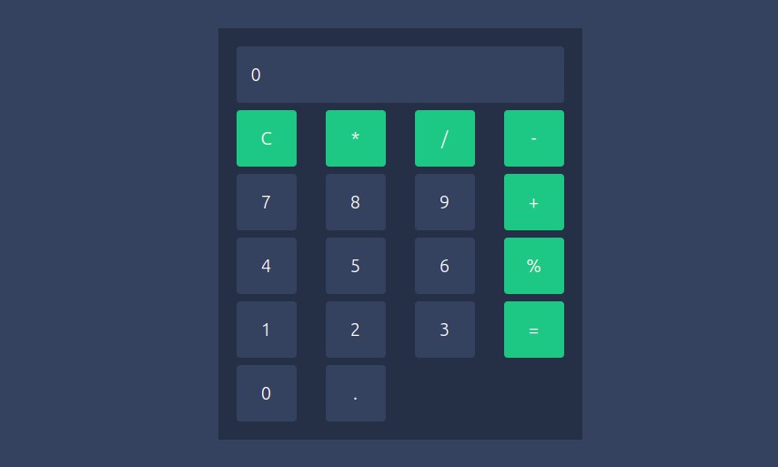 Calculator App using Vue.js