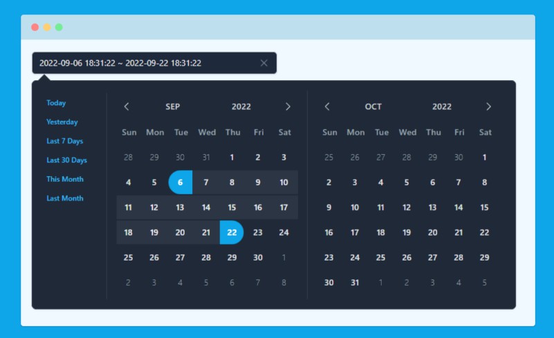 A Vue 3 Datepicker using Tailwind CSS 3