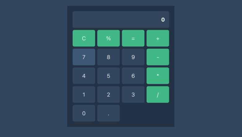 A simple calculator app built with Vue.js and Bootstrap