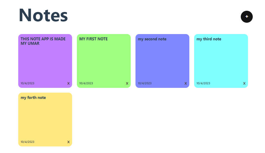 A simple and intuitive web application for managing your notes