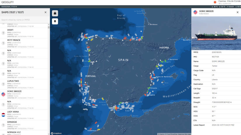 An open-source project dedicated to GIS tools for maritime insights