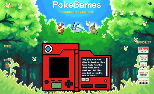 A Pokemon game built with Vue and Tailwind CSS